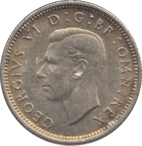 1945 SIXPENCE ( EF ) - SIXPENCE - Cambridgeshire Coins