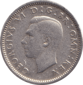 1945 SIXPENCE ( EF ) - SIXPENCE - Cambridgeshire Coins