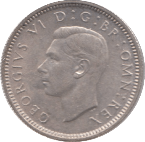 1945 SIXPENCE ( UNC ) - Sixpence - Cambridgeshire Coins