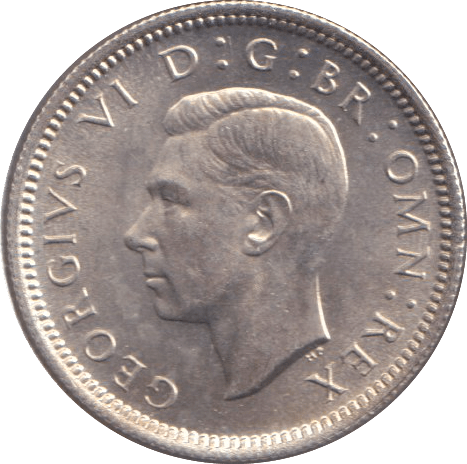 1945 SIXPENCE ( UNC ) - SIXPENCE - Cambridgeshire Coins