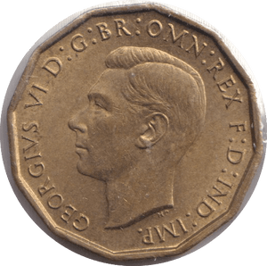 1945 THREEPENCE ( UNC ) - THREEPENCE - Cambridgeshire Coins