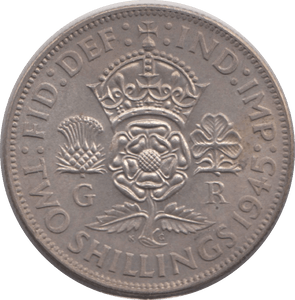 1945 TWO SHILLINGS ( UNC ) - Shilling - Cambridgeshire Coins