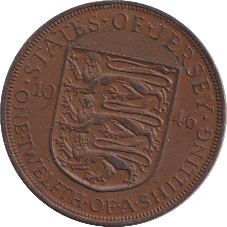 1946 1/12 SHILLING - PENNY - Cambridgeshire Coins