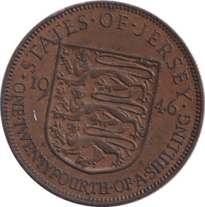 1946 1/24 SHILLING - PENNY - Cambridgeshire Coins