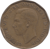 1946 BRASS THREEPENCE ( EF ) KD - THREEPENCE - Cambridgeshire Coins