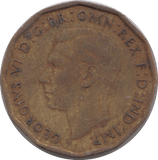 1946 BRASS THREEPENCE ( NF ) - THREEPENCE - Cambridgeshire Coins