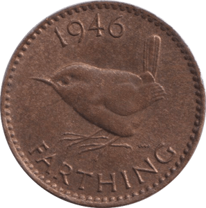1946 FARTHING ( AUNC ) - FARTHING - Cambridgeshire Coins