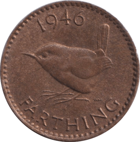 1946 FARTHING ( AUNC ) - FARTHING - Cambridgeshire Coins