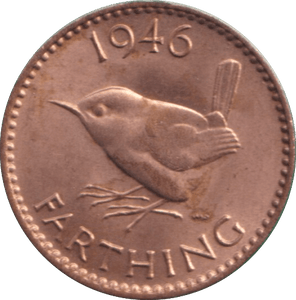 1946 FARTHING ( BU ) - FARTHING - Cambridgeshire Coins