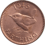 1946 FARTHING ( BU ) - FARTHING - Cambridgeshire Coins