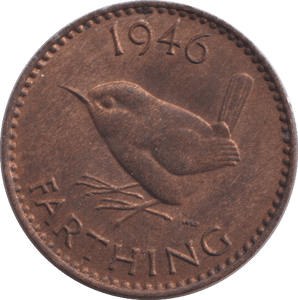 1946 FARTHING ( UNC ) - FARTHING - Cambridgeshire Coins