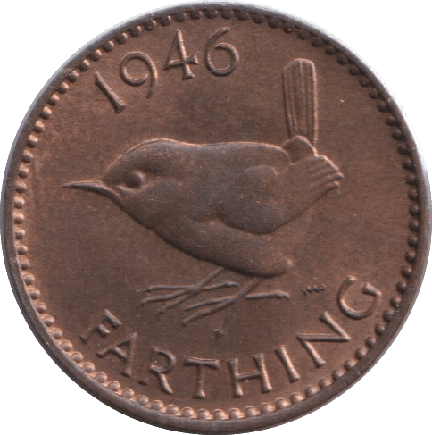 1946 FARTHING ( UNC ) - FARTHING - Cambridgeshire Coins