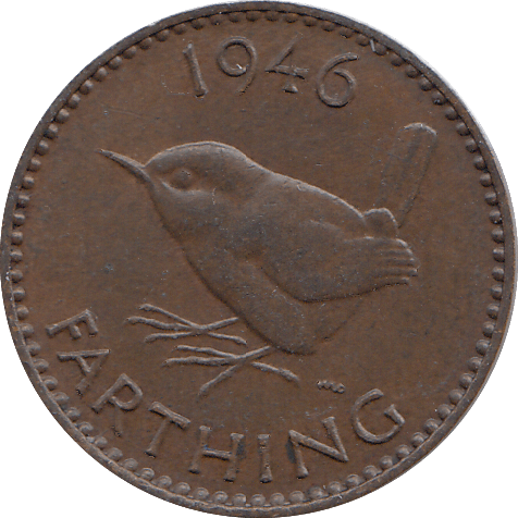 1946 FARTHING ( UNC ) - FARTHING - Cambridgeshire Coins