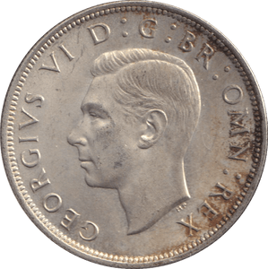 1946 HALF CROWN ( AUNC ) - HALF FARTHING - Cambridgeshire Coins