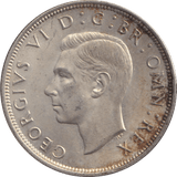 1946 HALF CROWN ( AUNC ) - HALF FARTHING - Cambridgeshire Coins