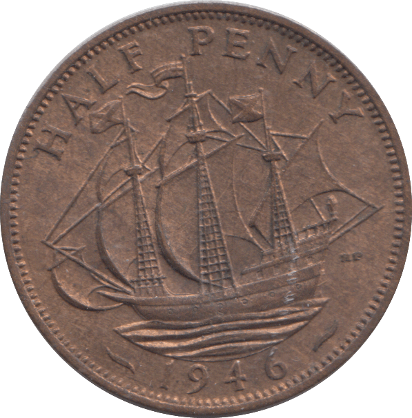 1946 HALF PENNY ( UNC ) - HALFPENNY - Cambridgeshire Coins
