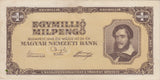 1946 MAGYAR NEMZETI BANK ONE MILLION PENGO BANKNOTE REF 108 - World Banknotes - Cambridgeshire Coins