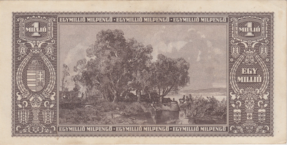 1946 MAGYAR NEMZETI BANK ONE MILLION PENGO BANKNOTE REF 108 - World Banknotes - Cambridgeshire Coins