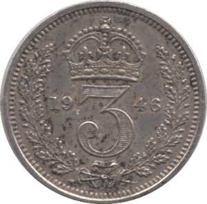 1946 MAUNDY THREEPENCE ( UNC ) - MAUNDY THREEPENCE - Cambridgeshire Coins