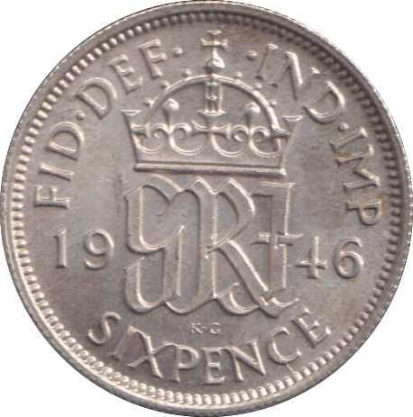 1946 SIXPENCE ( AUNC ) - SIXPENCE - Cambridgeshire Coins