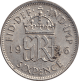 1946 SIXPENCE ( EF ) - SIXPENCE - Cambridgeshire Coins