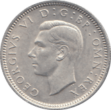 1946 SIXPENCE (EF) - WORLD COINS - Cambridgeshire Coins