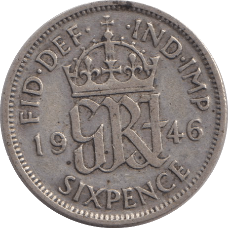 1946 SIXPENCE ( FINE ) - SIXPENCE - Cambridgeshire Coins