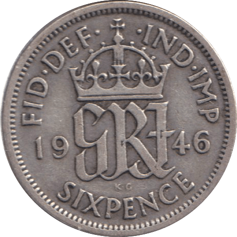1946 SIXPENCE ( GF ) - SIXPENCE - Cambridgeshire Coins
