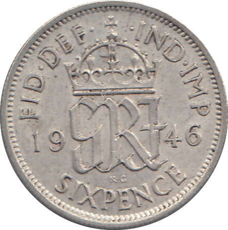 1946 SIXPENCE ( GF ) - WORLD COINS - Cambridgeshire Coins