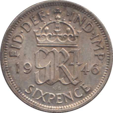 1946 SIXPENCE ( UNC ) - SIXPENCE - Cambridgeshire Coins