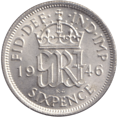1946 SIXPENCE ( UNC ) - SIXPENCE - Cambridgeshire Coins