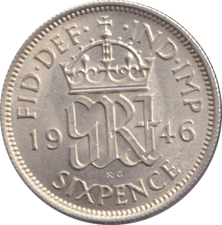 1946 SIXPENCE ( UNC ) - SIXPENCE - Cambridgeshire Coins