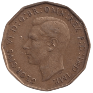 1946 THREE PENCE ( FINE ) REF-10 - THREEPENCE - Cambridgeshire Coins