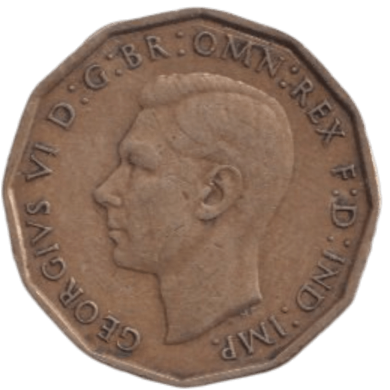 1946 THREE PENCE ( FINE ) REF-12 - THREEPENCE - Cambridgeshire Coins