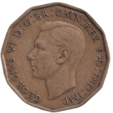 1946 THREE PENCE ( FINE ) REF-12 - THREEPENCE - Cambridgeshire Coins