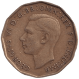 1946 THREE PENCE ( FINE ) REF-15 - THREEPENCE - Cambridgeshire Coins