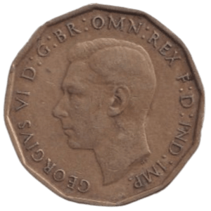 1946 THREE PENCE ( FINE ) REF-1 - THREEPENCE - Cambridgeshire Coins