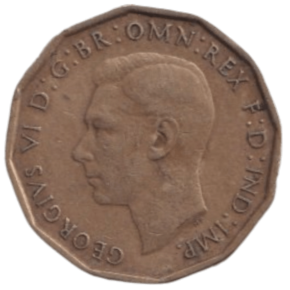 1946 THREE PENCE ( FINE ) REF-1 - THREEPENCE - Cambridgeshire Coins