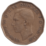 1946 THREE PENCE ( FINE ) REF-1 - THREEPENCE - Cambridgeshire Coins