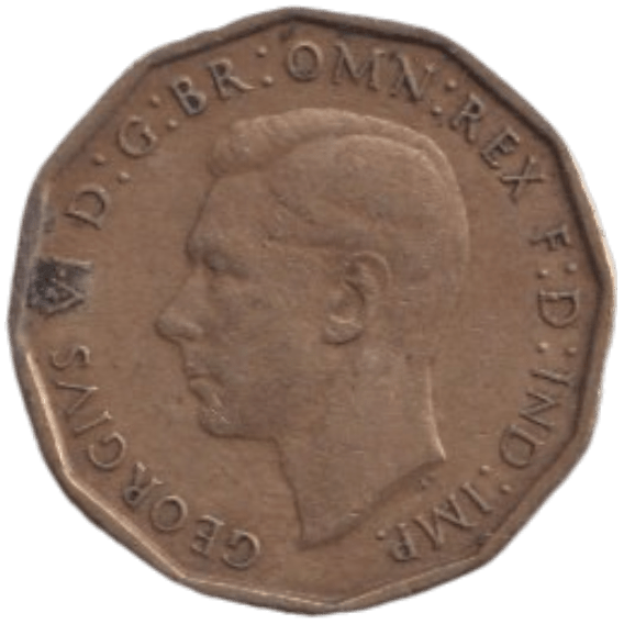 1946 THREE PENCE ( FINE ) REF-21 - THREEPENCE - Cambridgeshire Coins