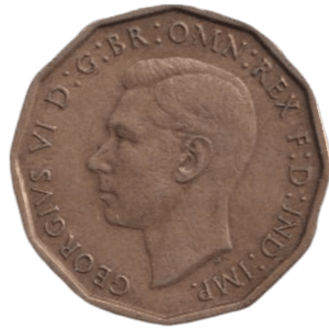 1946 THREE PENCE ( FINE ) REF-22 - THREEPENCE - Cambridgeshire Coins