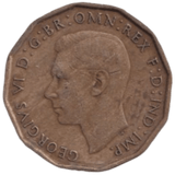 1946 THREE PENCE ( FINE ) REF-25 - THREEPENCE - Cambridgeshire Coins