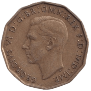 1946 THREE PENCE ( FINE ) REF-26 - THREEPENCE - Cambridgeshire Coins