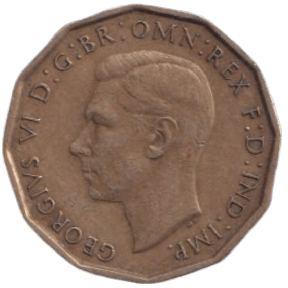 1946 THREE PENCE ( FINE ) REF-26 - THREEPENCE - Cambridgeshire Coins
