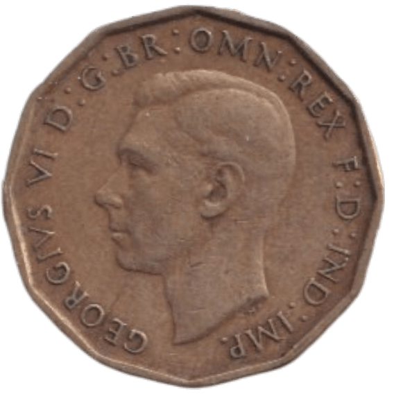 1946 THREE PENCE ( FINE ) REF-4 - THREEPENCE - Cambridgeshire Coins