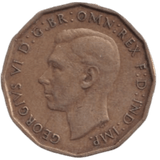 1946 THREE PENCE ( FINE ) REF-4 - THREEPENCE - Cambridgeshire Coins