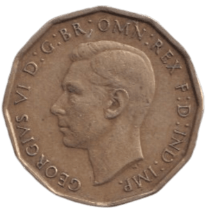 1946 THREE PENCE ( FINE ) REF-5 - THREEPENCE - Cambridgeshire Coins