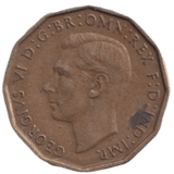 1946 THREE PENCE ( FINE ) REF-6 - THREEPENCE - Cambridgeshire Coins
