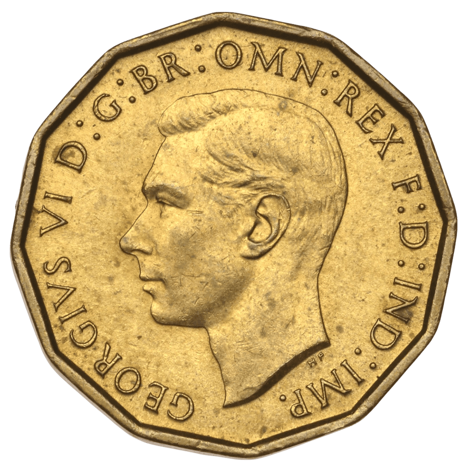 1946 THREEPENCE ( AUNC ) SCARCE BRASS - THREEPENCE - Cambridgeshire Coins