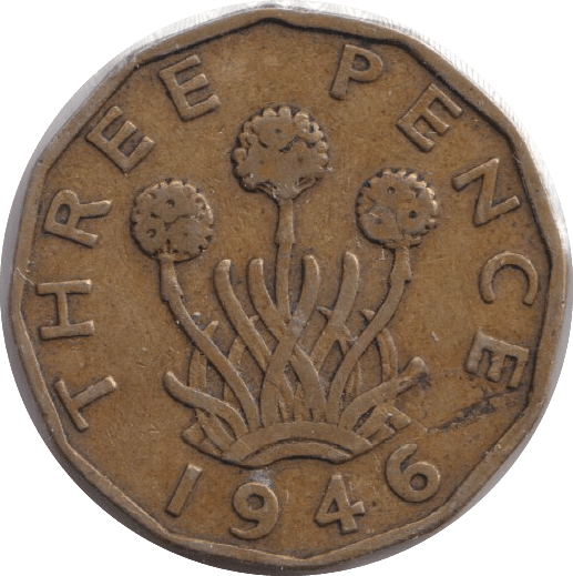 1946 THREEPENCE ( VF ) - THREEPENCE - Cambridgeshire Coins